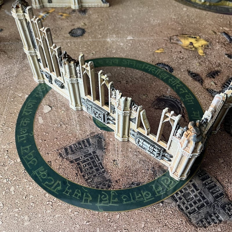 Jucoci Objective Point Markers 6PCS Set Objective Marker Compatible with WH40k Wargame (Miniature Not Included), Green - Image 2